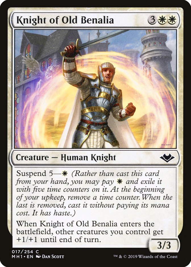 Knight of Old Benalia [Modern Horizons] | Clutch Gaming