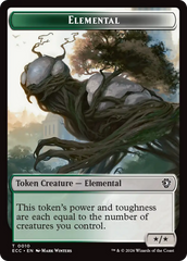 Rhino Warrior // Elemental (0010) Double-Sided Token [Lorwyn Eclipsed Tokens] | Clutch Gaming