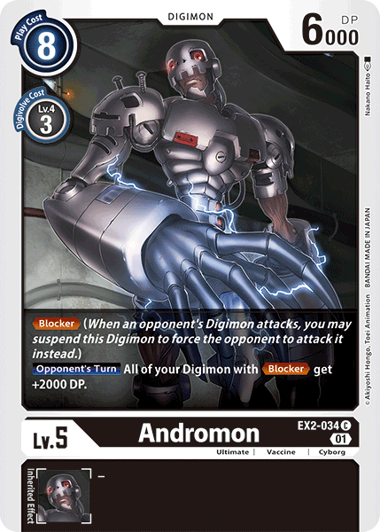 Andromon [EX2-034] [Digital Hazard] | Clutch Gaming