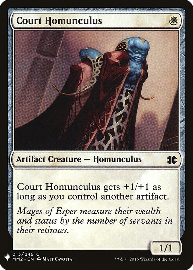 Court Homunculus [Mystery Booster] | Clutch Gaming