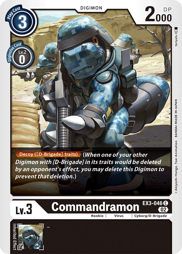 Commandramon [EX3-046] [Draconic Roar] | Clutch Gaming