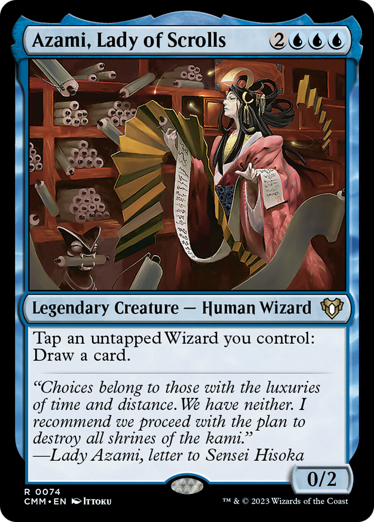 Azami, Lady of Scrolls [Commander Masters] | Clutch Gaming