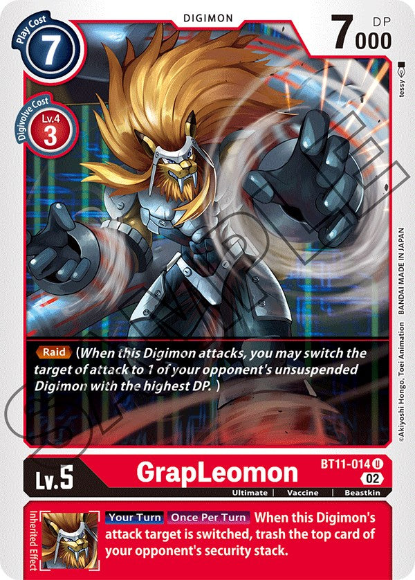 GrapLeomon [BT11-014] [Dimensional Phase] | Clutch Gaming