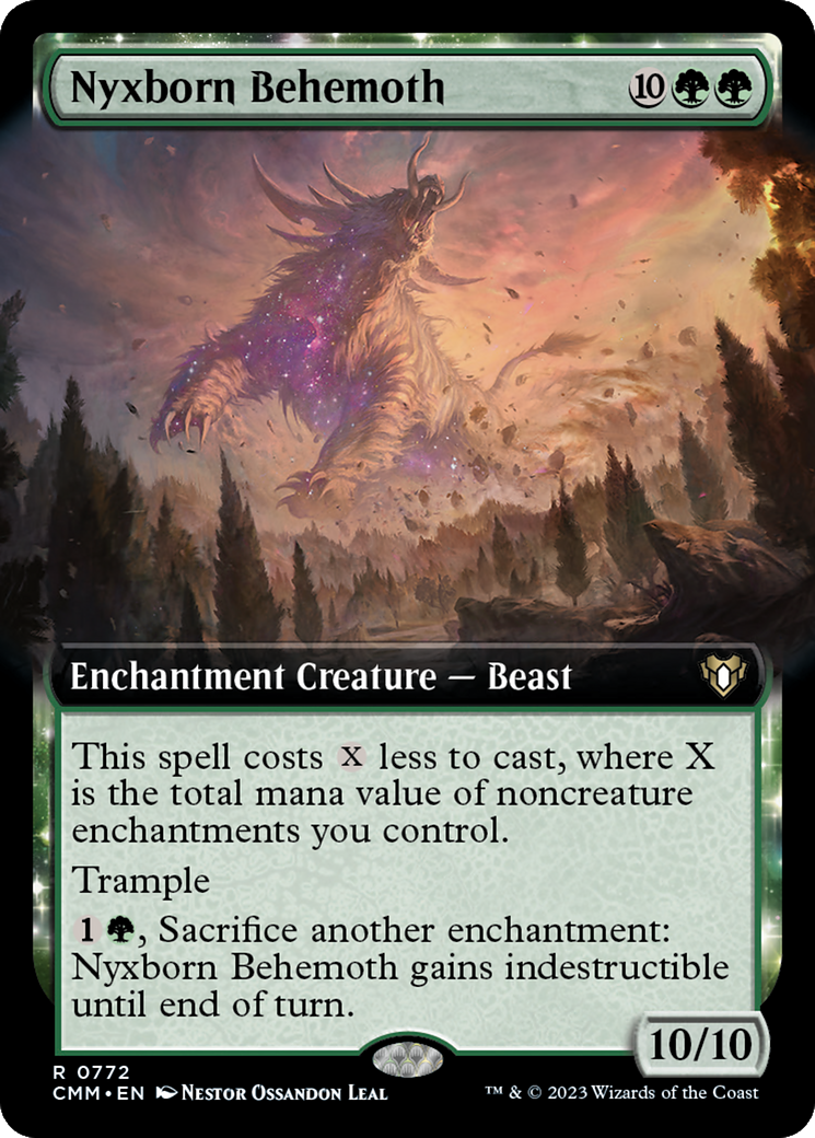 Nyxborn Behemoth (Extended Art) [Commander Masters] | Clutch Gaming