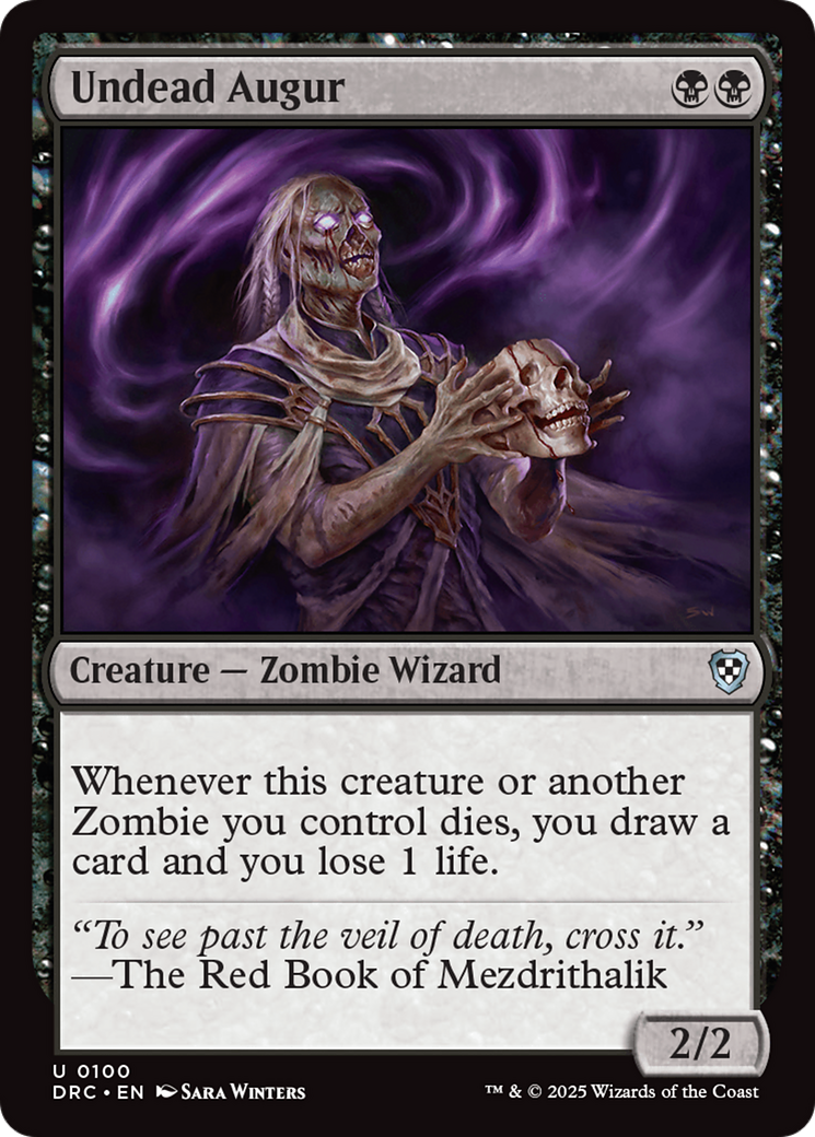 Undead Augur [Aetherdrift Commander] | Clutch Gaming