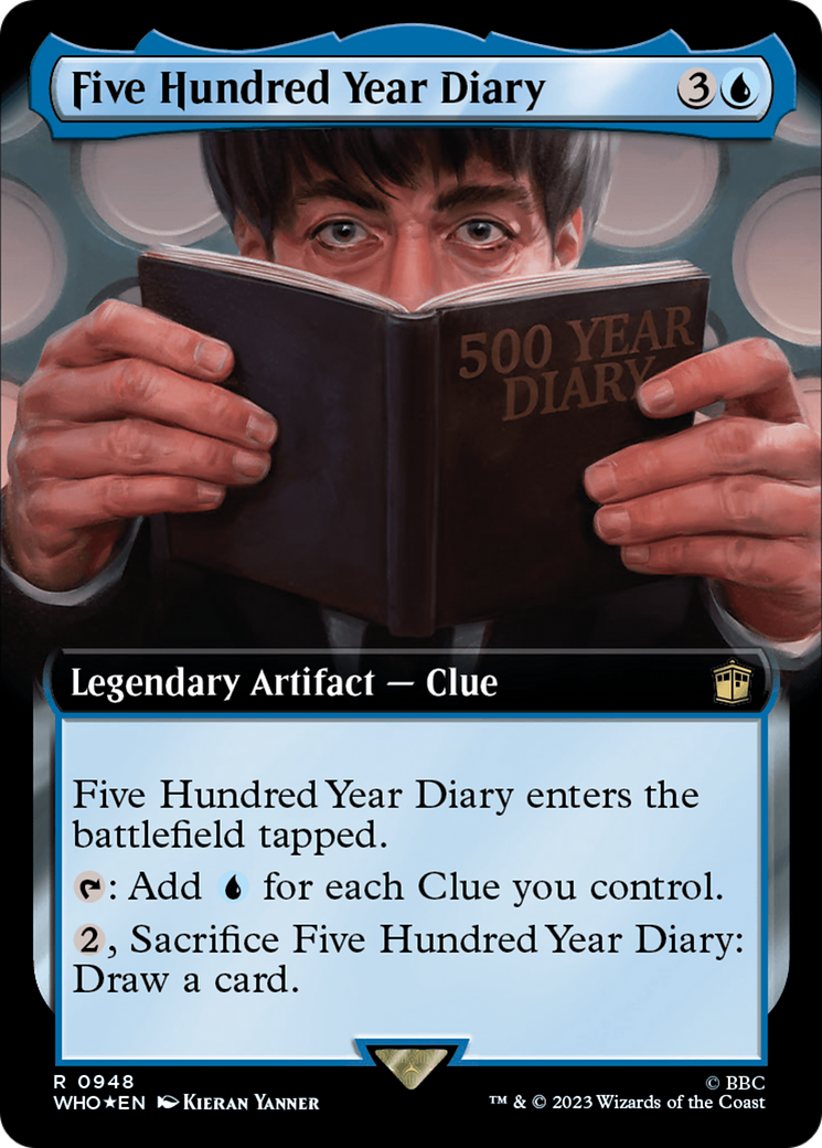 Five Hundred Year Diary (Extended Art) (Surge Foil) [Doctor Who] | Clutch Gaming