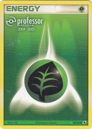 Grass Energy (104/109) (2004 2005) [Professor Program Promos] | Clutch Gaming