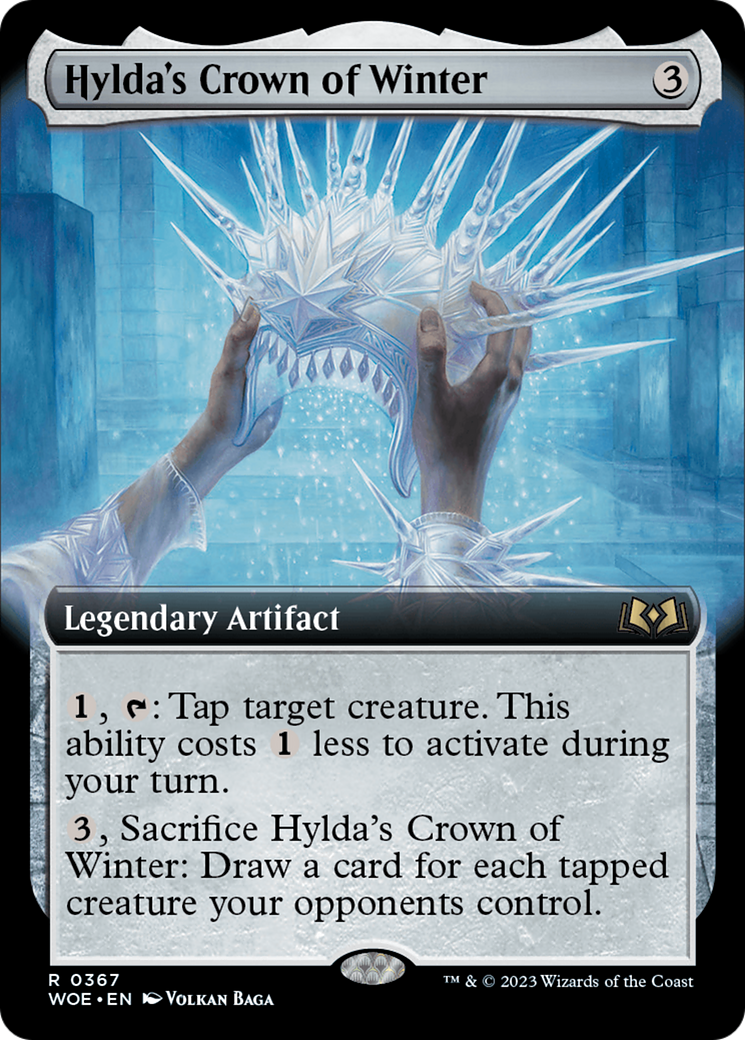 Hylda's Crown of Winter (Extended Art) [Wilds of Eldraine] | Clutch Gaming