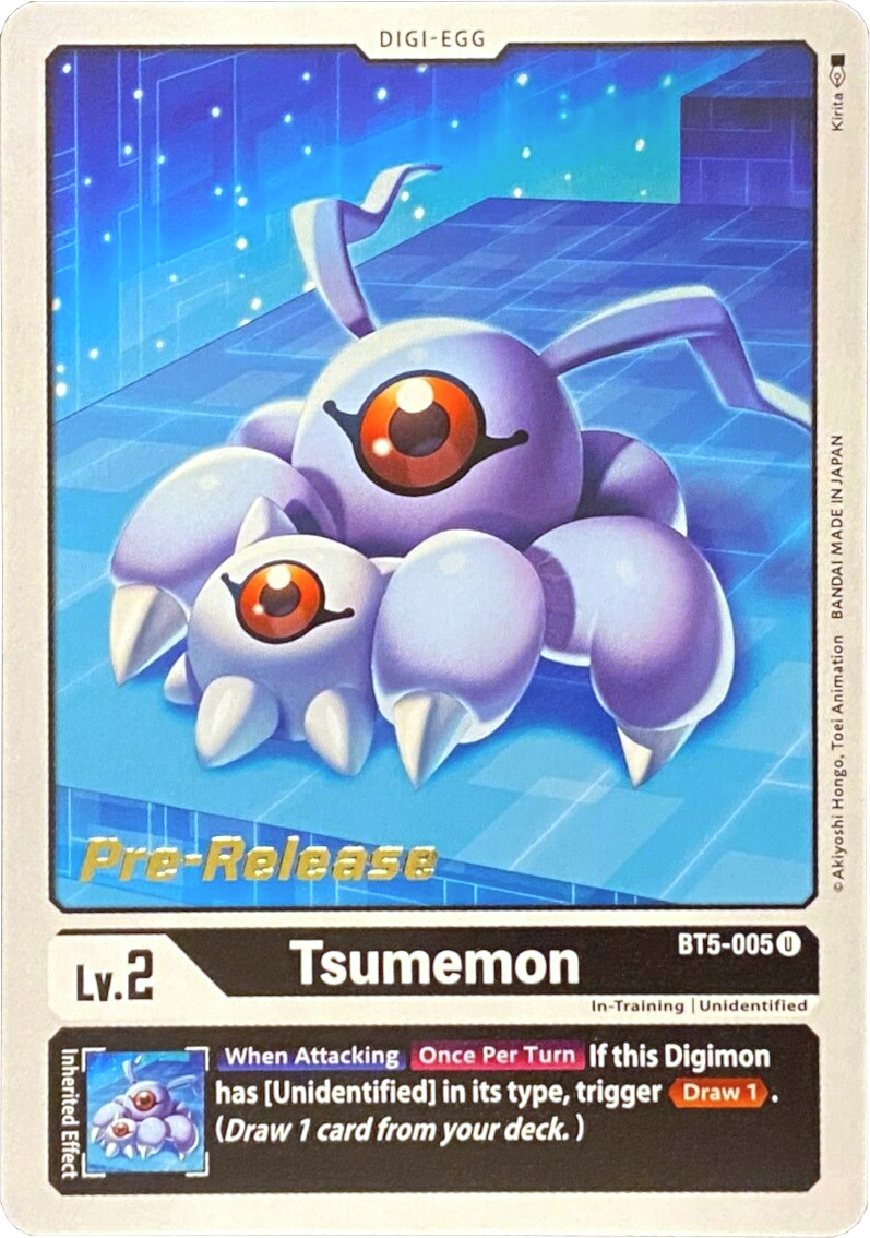 Tsumemon [BT5-005] [Battle of Omni Pre-Release Promos] | Clutch Gaming