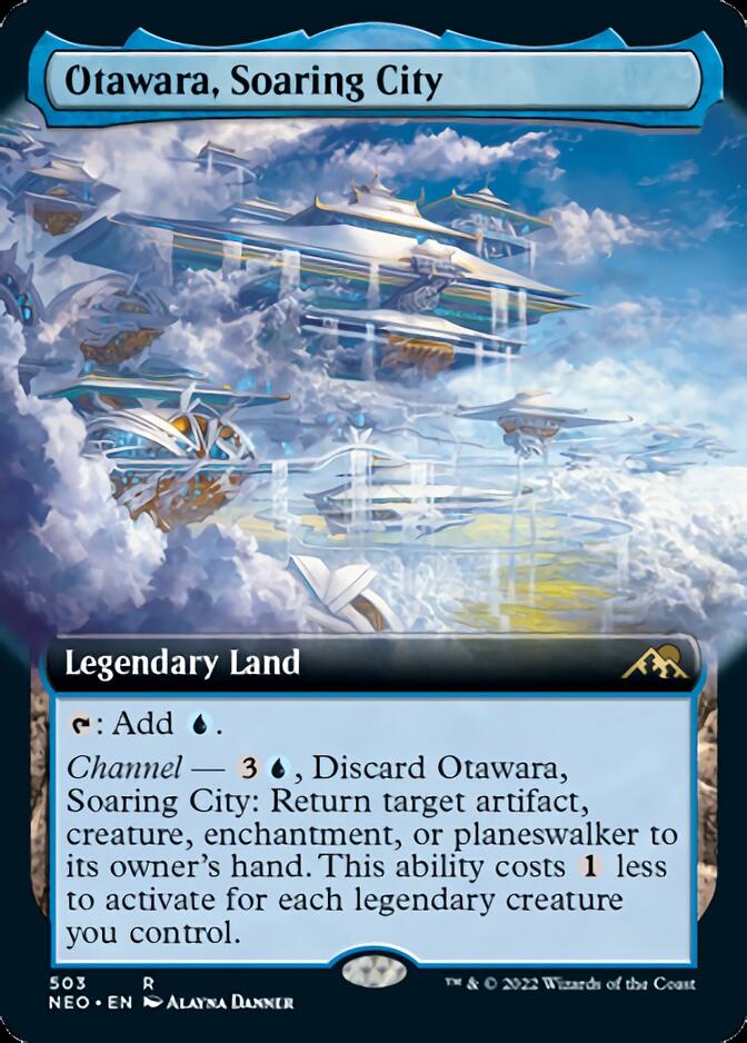 Otawara, Soaring City (Extended Art) [Kamigawa: Neon Dynasty] | Clutch Gaming