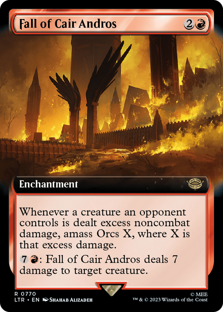 Fall of Cair Andros (Extended Art) (Surge Foil) [The Lord of the Rings: Tales of Middle-Earth] | Clutch Gaming