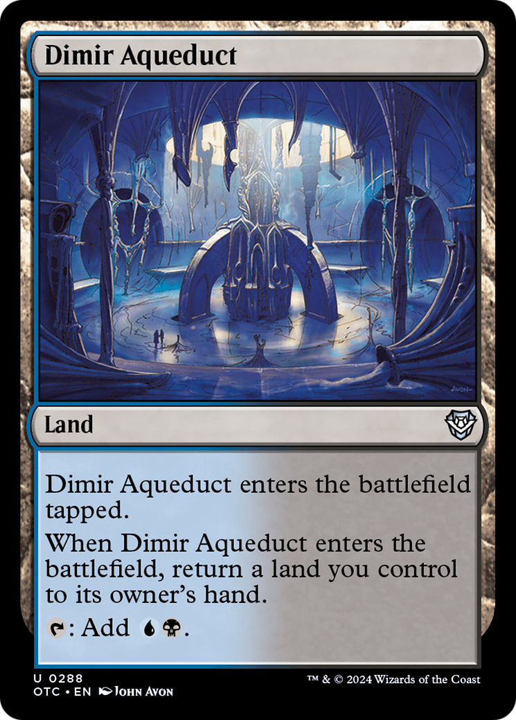 Dimir Aqueduct [Outlaws of Thunder Junction Commander] | Clutch Gaming