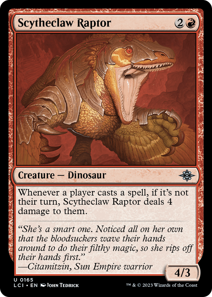 Scytheclaw Raptor [The Lost Caverns of Ixalan] | Clutch Gaming