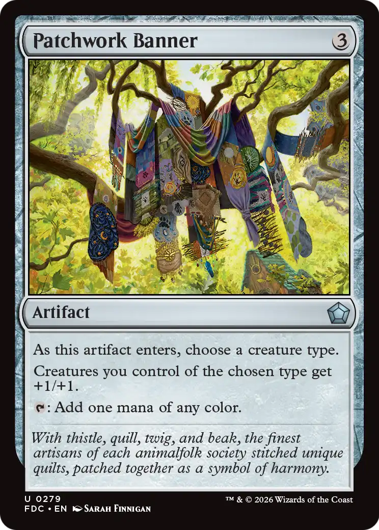 Patchwork Banner [Foundations Commander] | Clutch Gaming