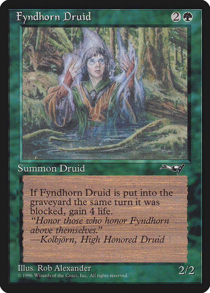 Fyndhorn Druid (Blue Flames) [Alliances] | Clutch Gaming