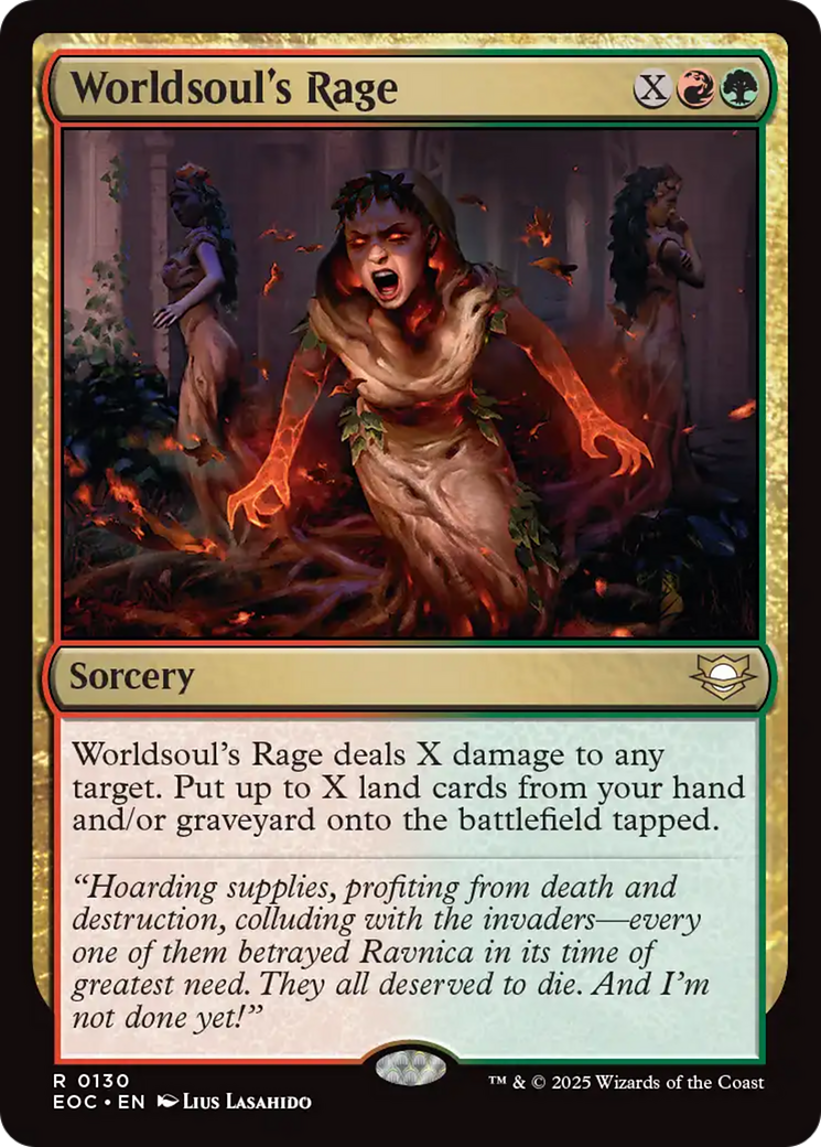 Worldsoul's Rage [Edge of Eternities Commander] | Clutch Gaming