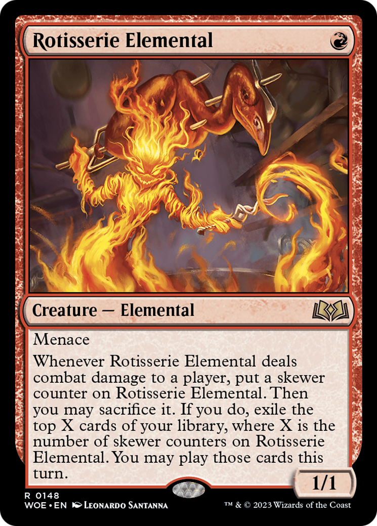 Rotisserie Elemental [Wilds of Eldraine] | Clutch Gaming