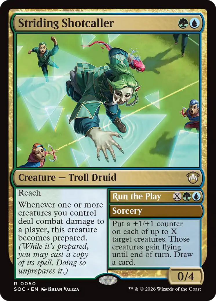 Striding Shotcaller [Secrets of Strixhaven Commander] | Clutch Gaming