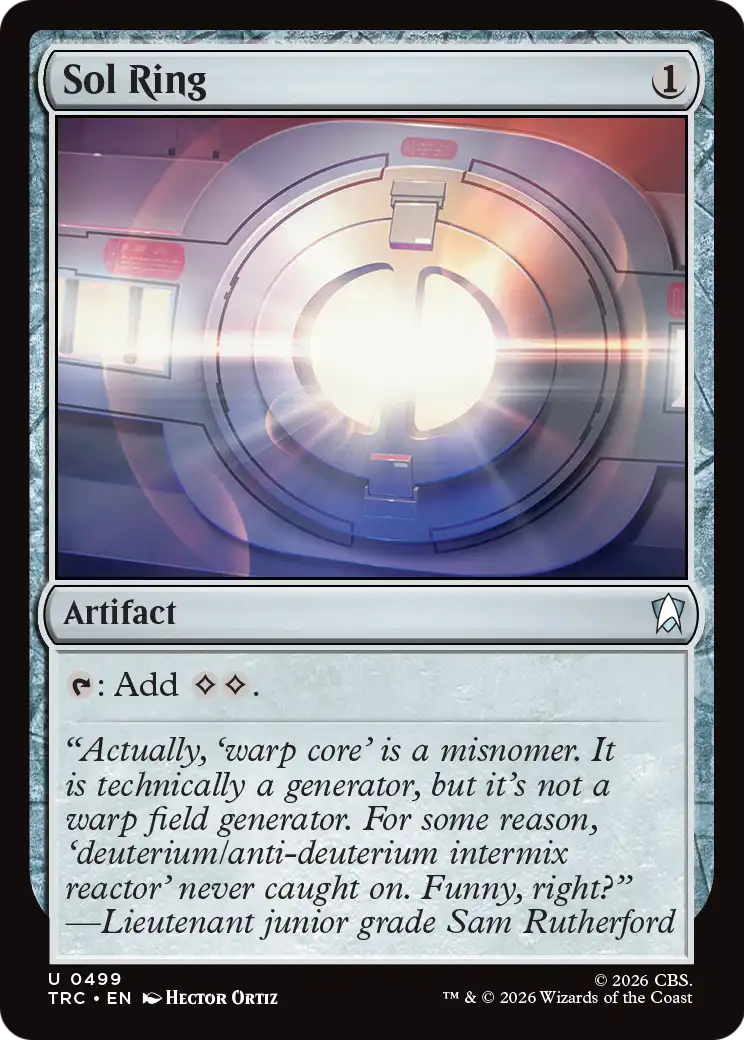 Sol Ring (Surge Foil) [Star Trek Commander] | Clutch Gaming