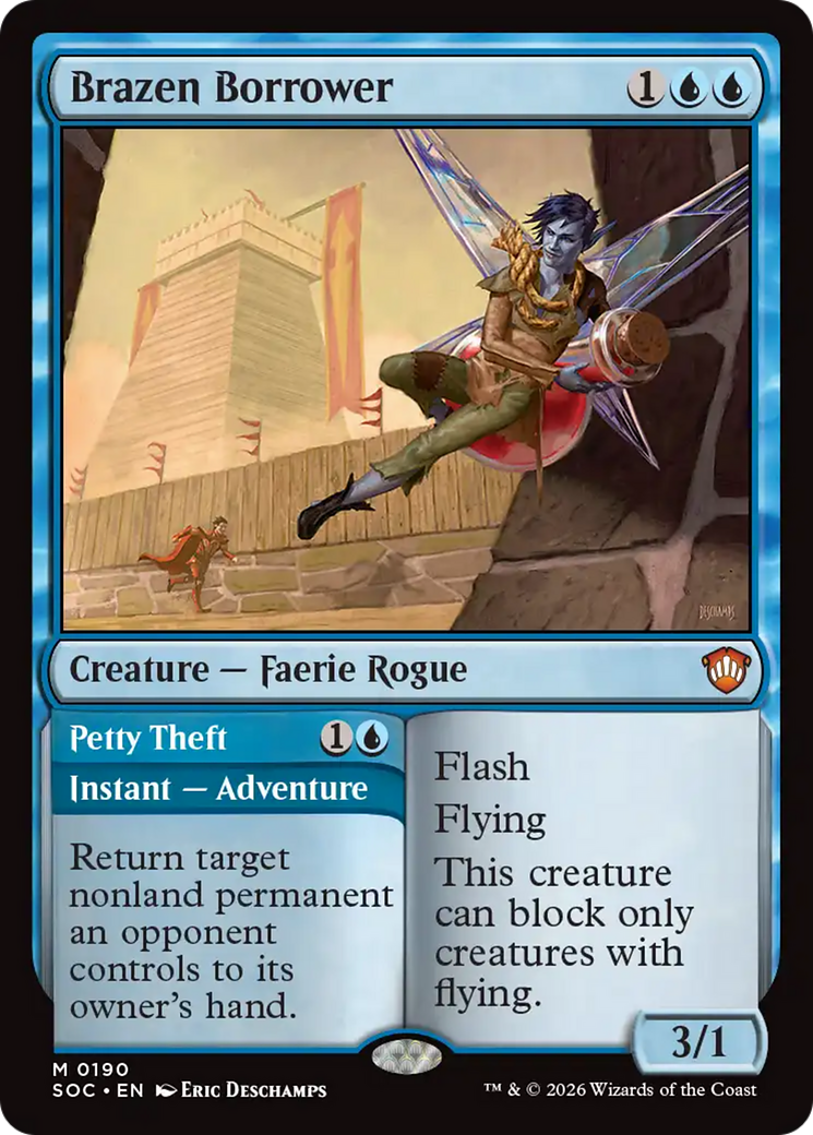 Brazen Borrower [Secrets of Strixhaven Commander] | Clutch Gaming