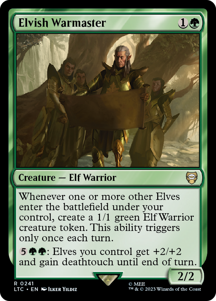 Elvish Warmaster [The Lord of the Rings: Tales of Middle-Earth Commander] | Clutch Gaming