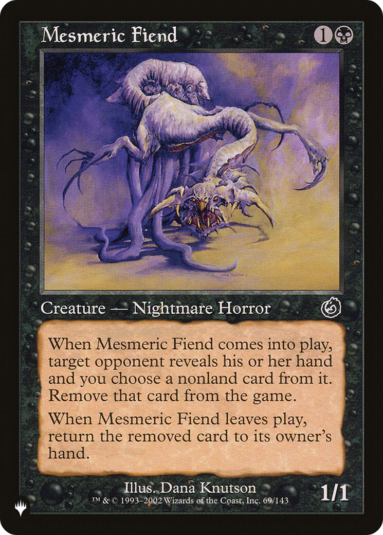 Mesmeric Fiend [The List Reprints] | Clutch Gaming