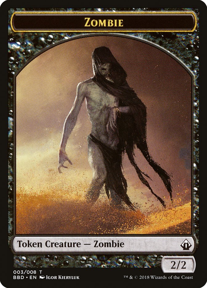 Zombie Token [Battlebond Tokens] | Clutch Gaming