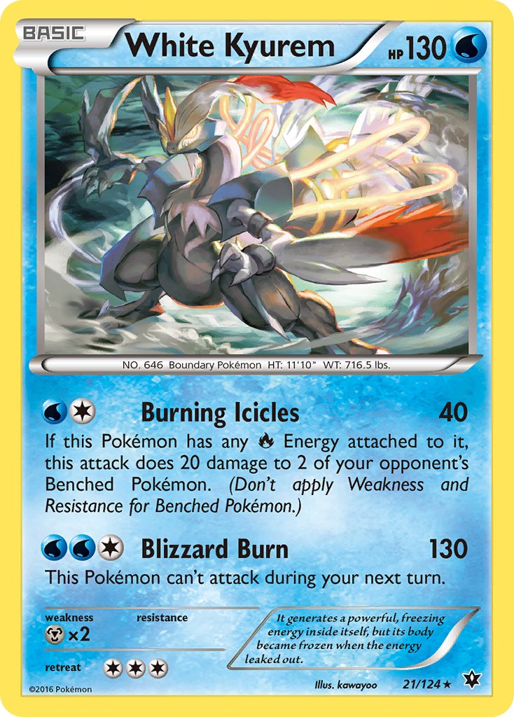 White Kyurem (21/124) (Theme Deck Exclusive) [XY: Fates Collide] | Clutch Gaming