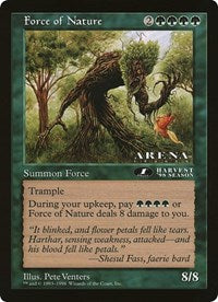 Force of Nature (Oversized) [Oversize Cards] | Clutch Gaming