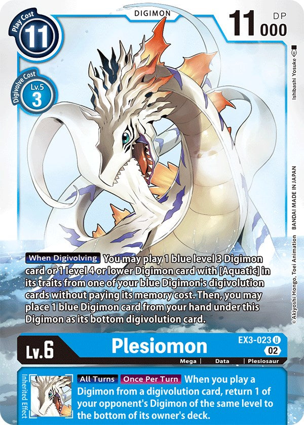 Plesiomon [EX3-023] [Draconic Roar] | Clutch Gaming