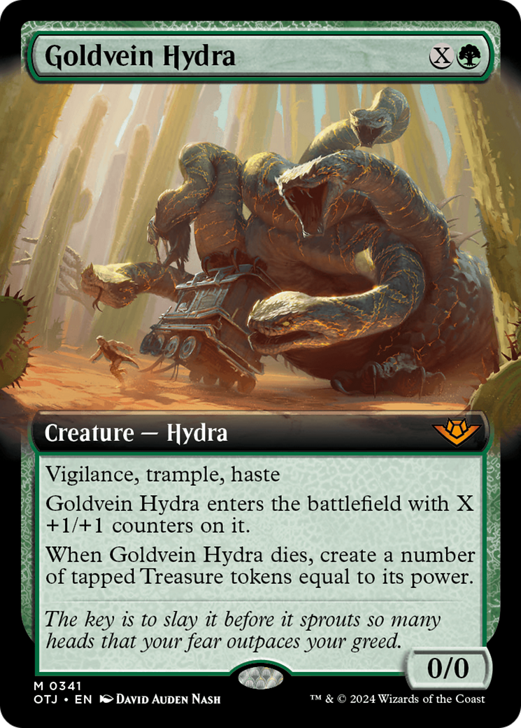 Goldvein Hydra (Extended Art) [Outlaws of Thunder Junction] | Clutch Gaming