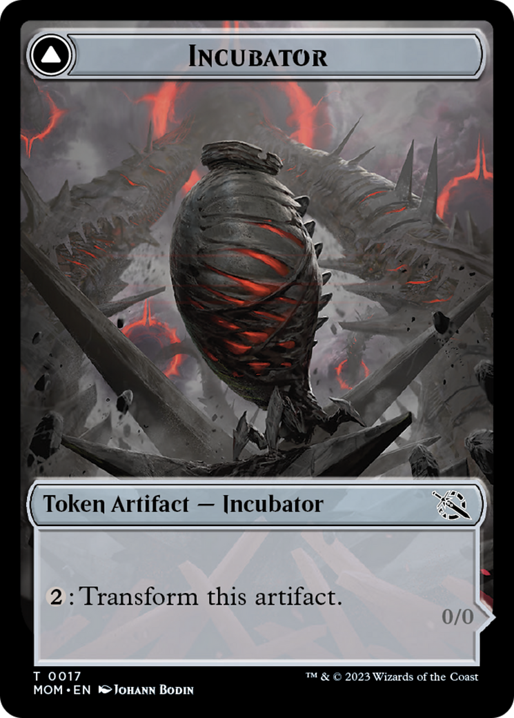 Incubator // Phyrexian (17) Double-Sided Token [March of the Machine Tokens] | Clutch Gaming