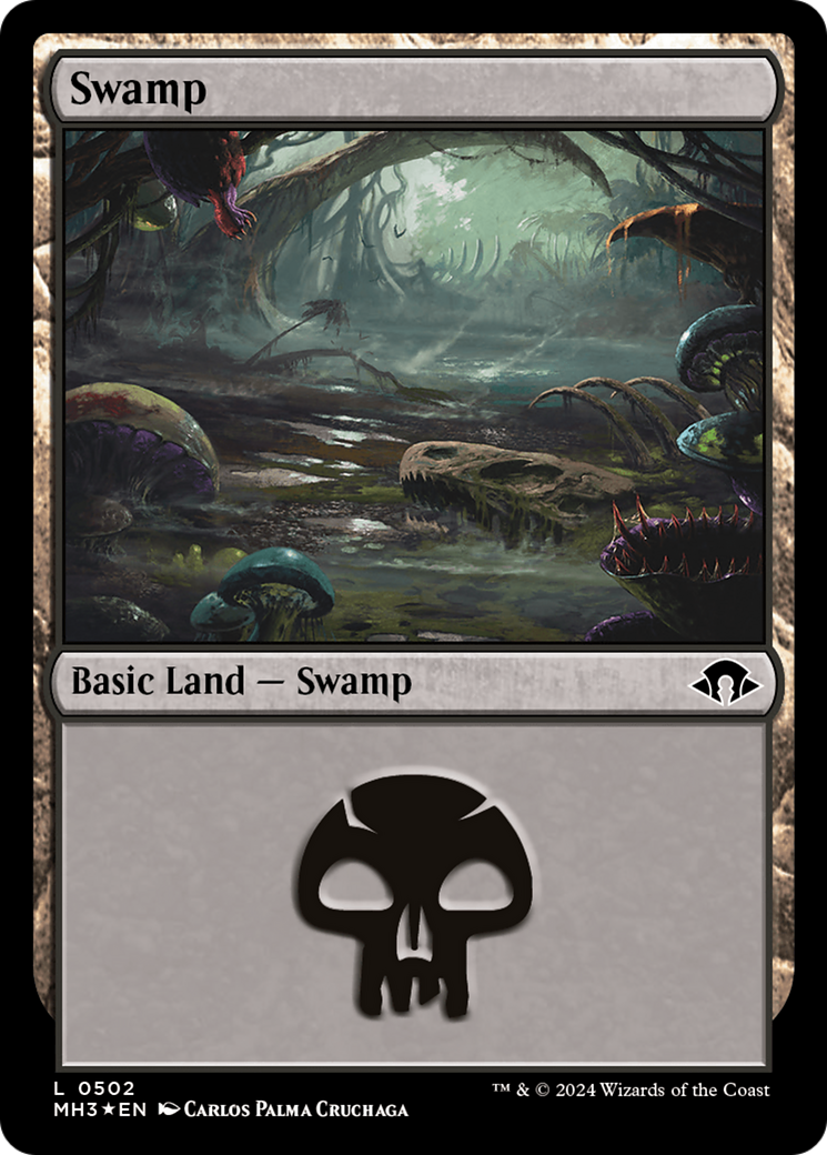 Swamp (0502) (Ripple Foil) [Modern Horizons 3] | Clutch Gaming