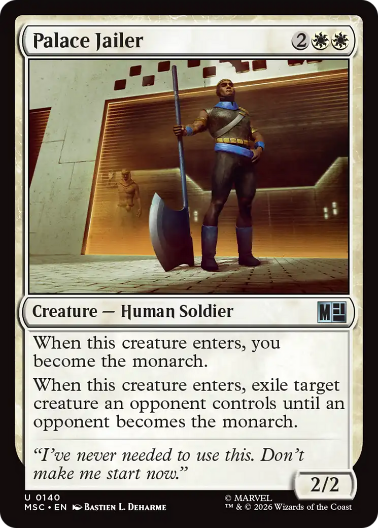 Palace Jailer (Surge Foil) [Marvel Super Heroes Commander] | Clutch Gaming