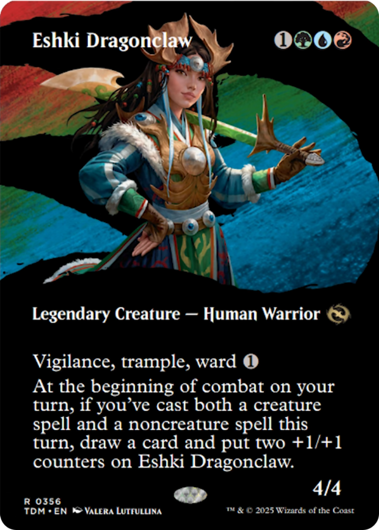 Eshki Dragonclaw (Borderless) [Tarkir: Dragonstorm] | Clutch Gaming