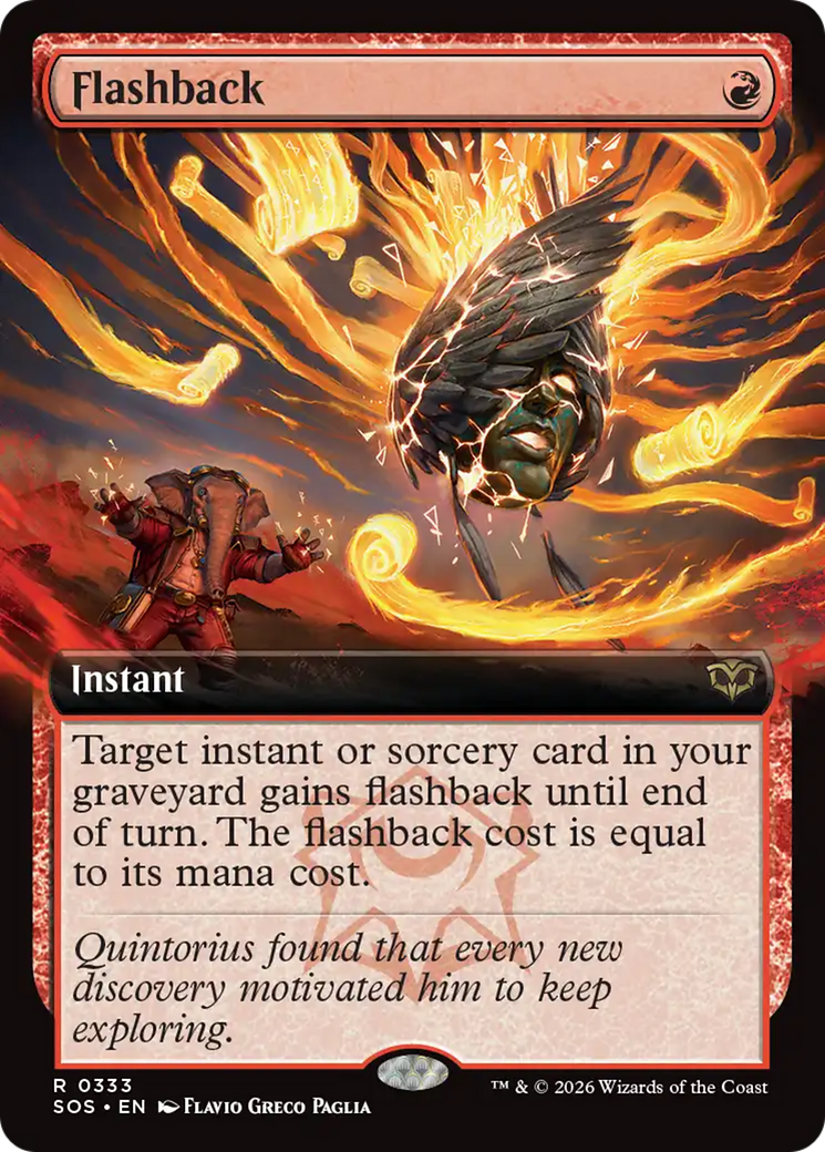 Flashback (Extended Art) [Secrets of Strixhaven] | Clutch Gaming
