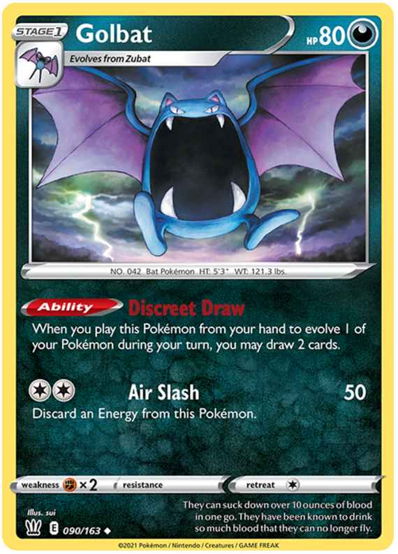 Golbat (090/163) [Sword & Shield: Battle Styles] | Clutch Gaming