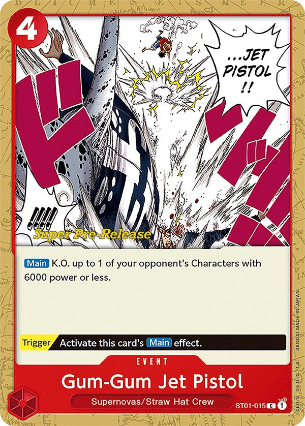 Gum-Gum Jet Pistol [Super Pre-Release Starter Deck: Straw Hat Crew] | Clutch Gaming