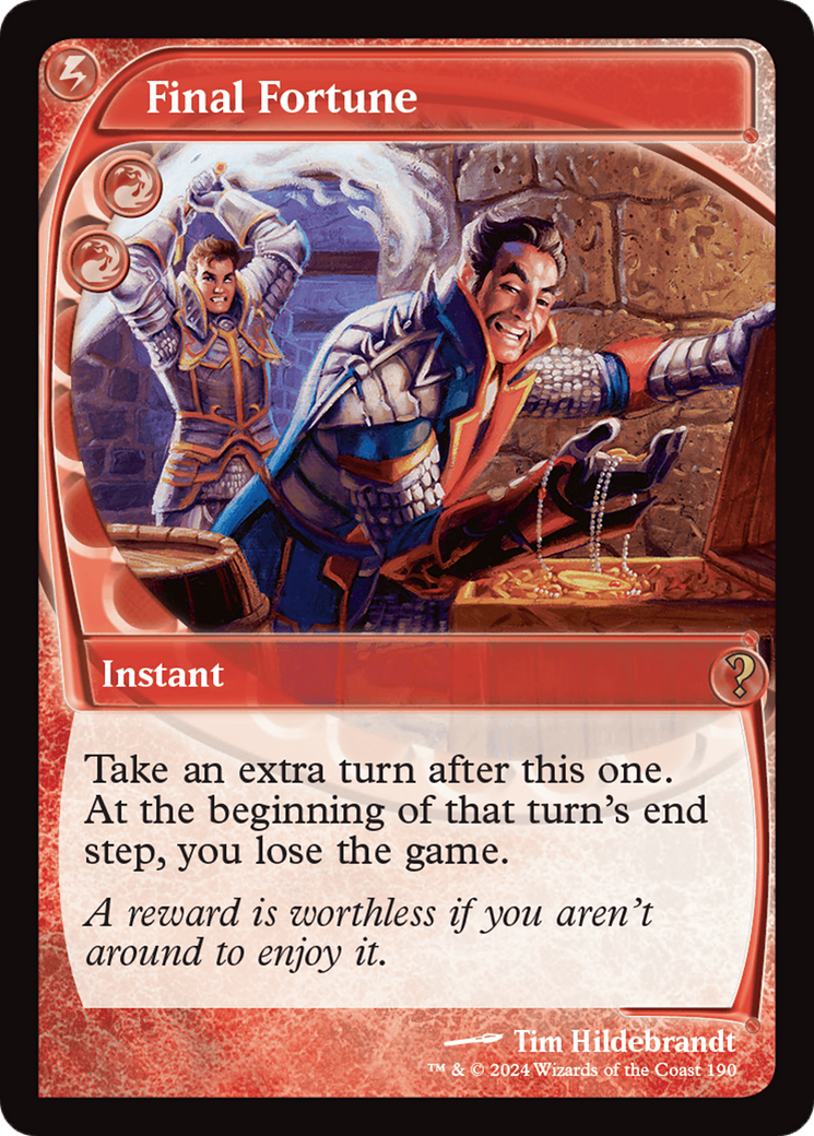 Final Fortune (Future Sight) [Mystery Booster 2] | Clutch Gaming