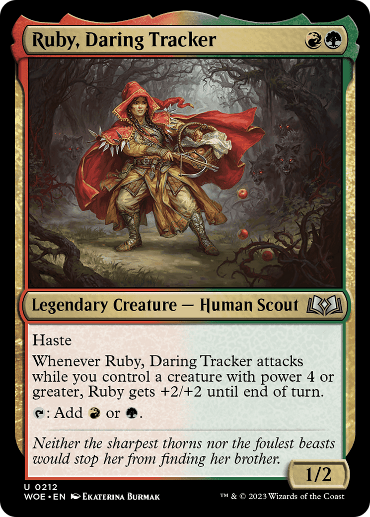 Ruby, Daring Tracker [Wilds of Eldraine] | Clutch Gaming