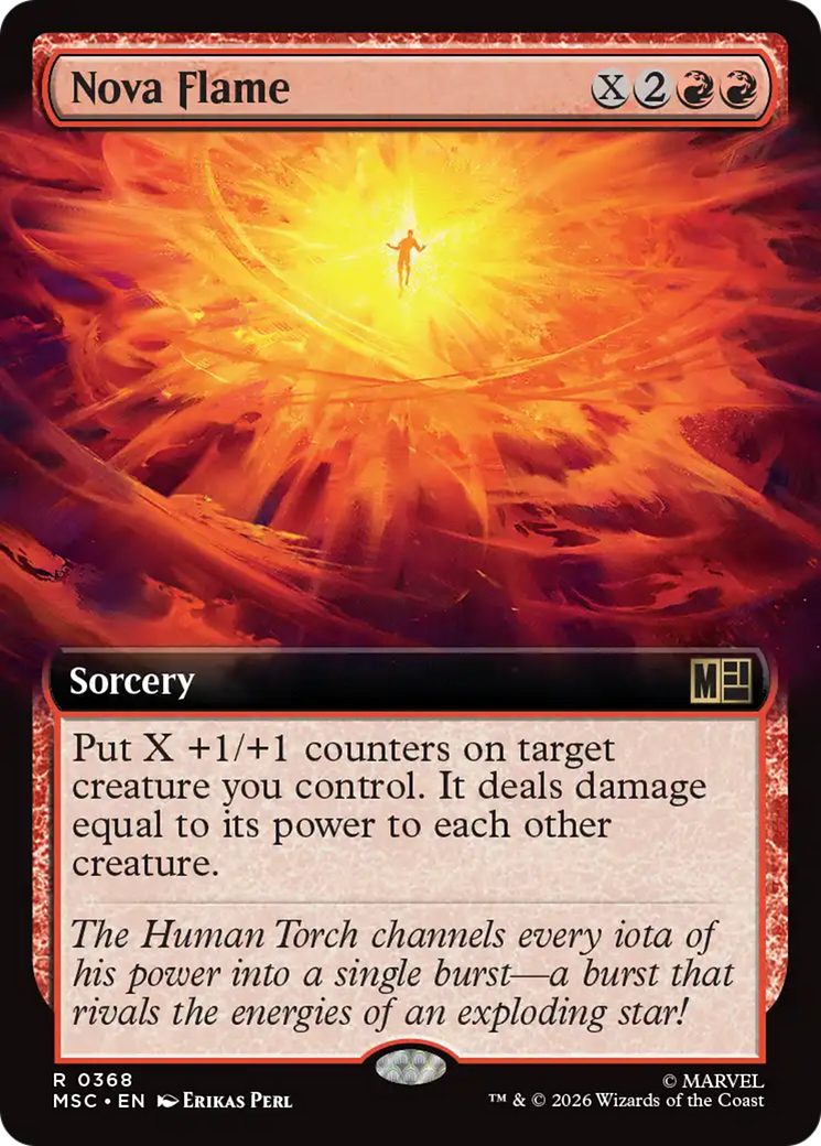 Nova Flame (Extended Art) [Marvel Super Heroes Commander] | Clutch Gaming
