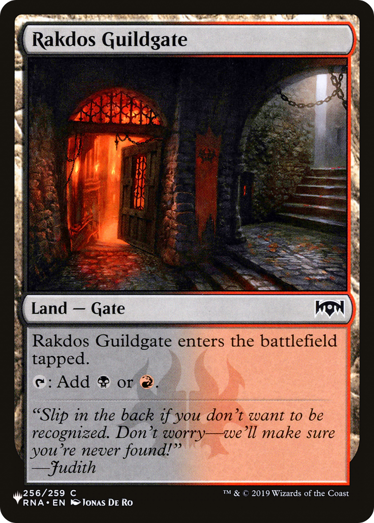 Rakdos Guildgate (256) [The List] | Clutch Gaming