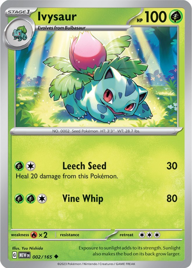 Ivysaur (002/165) [Scarlet & Violet: 151] | Clutch Gaming