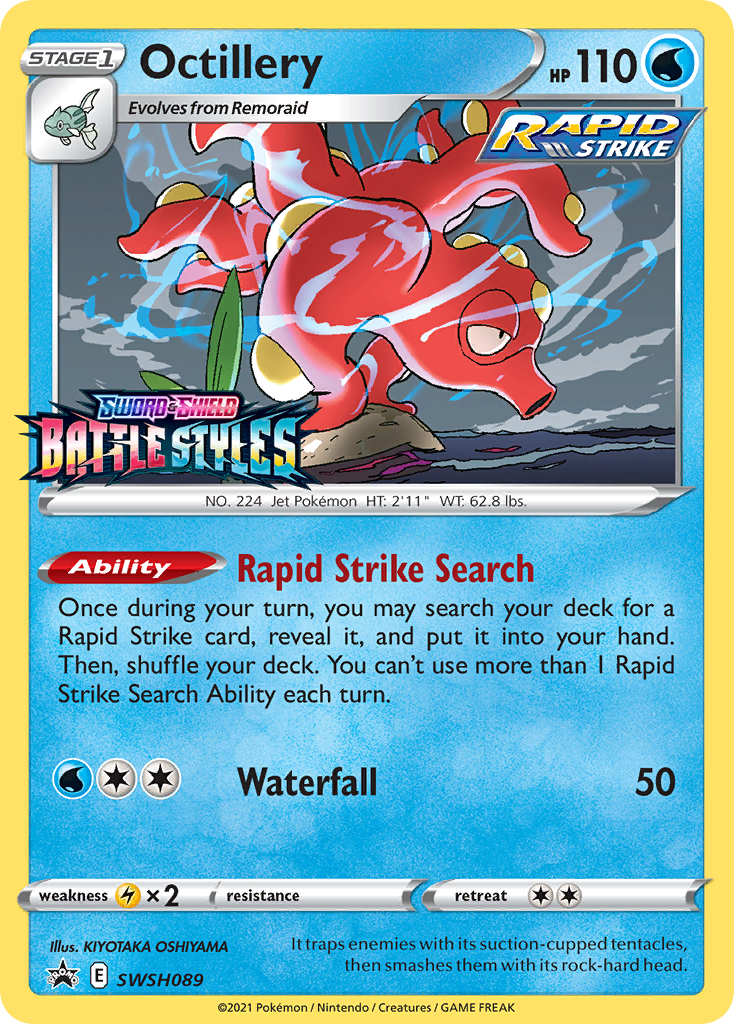 Octillery (SWSH089) (Prerelease Promo) [Sword & Shield: Black Star Promos] | Clutch Gaming