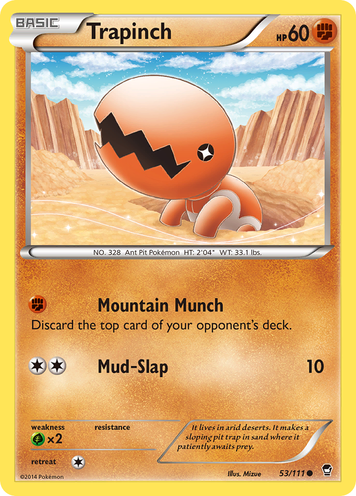 Trapinch (53/111) [XY: Furious Fists] | Clutch Gaming