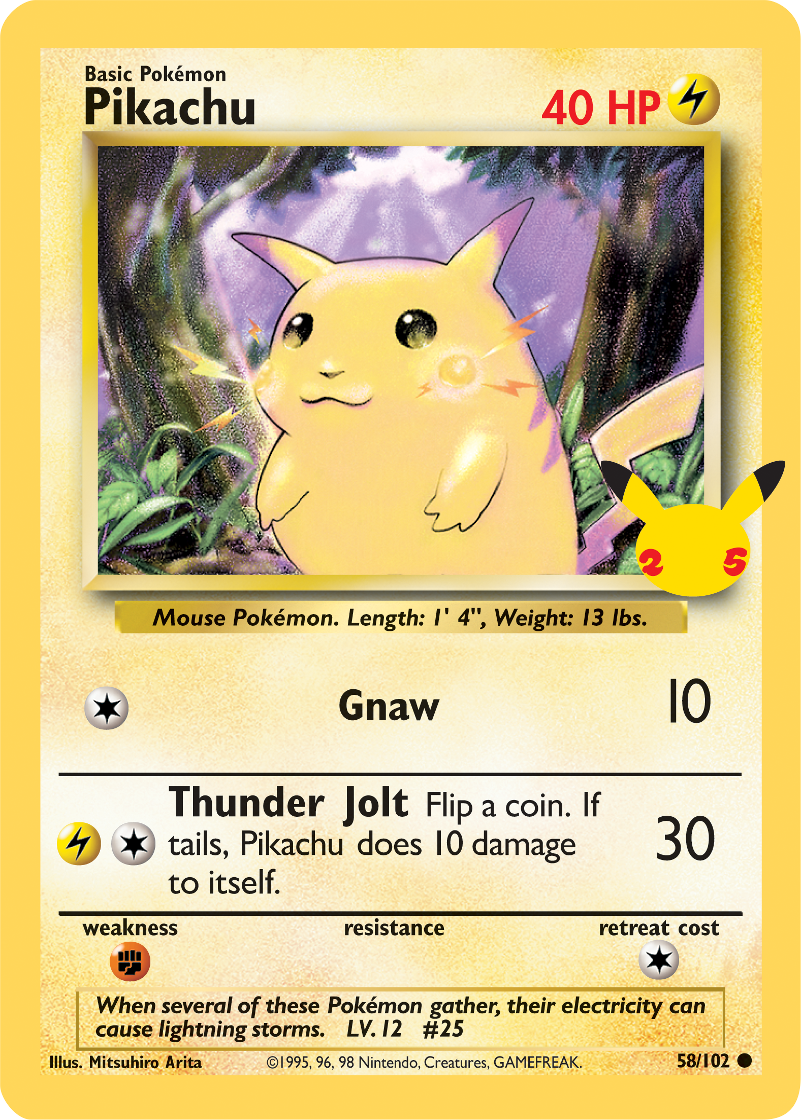 Pikachu (58/102) (Jumbo Card) [First Partner Pack] | Clutch Gaming