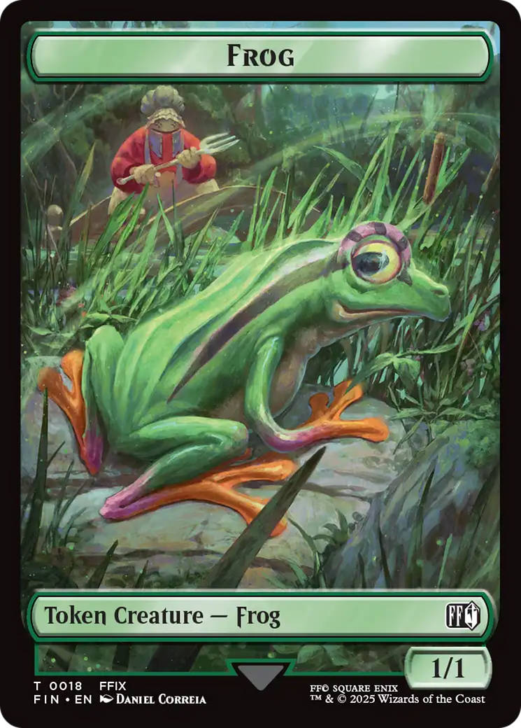 Hero (0008) // Frog Double-Sided Token [FINAL FANTASY Tokens] | Clutch Gaming