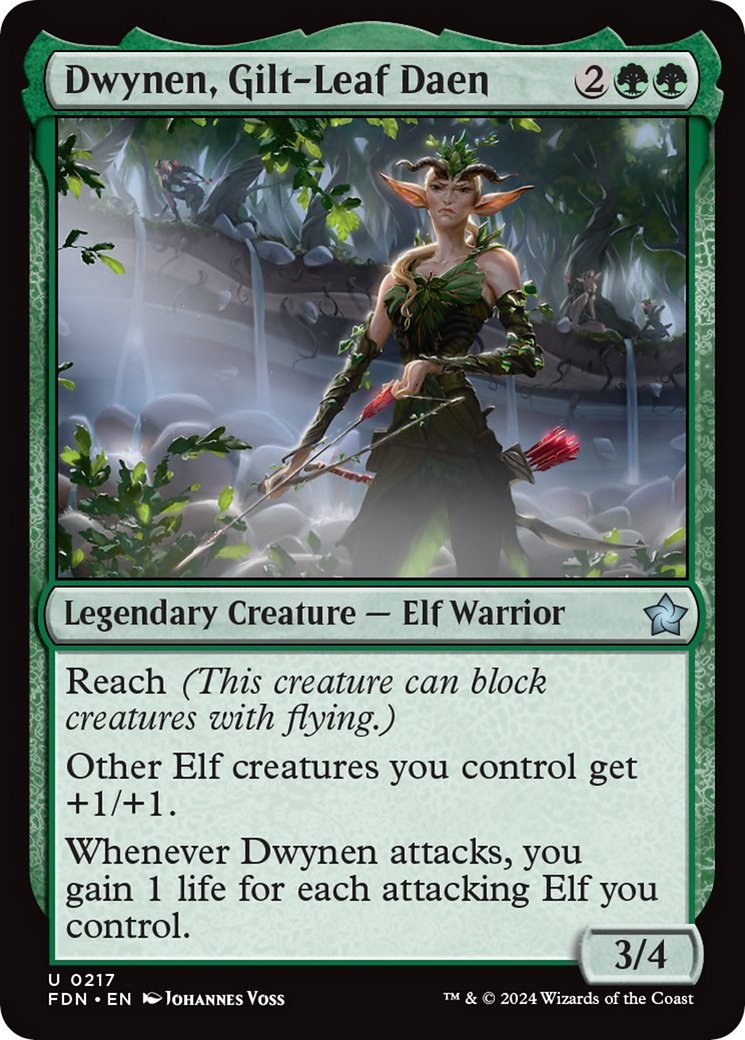 Dwynen, Gilt-Leaf Daen [Foundations] | Clutch Gaming