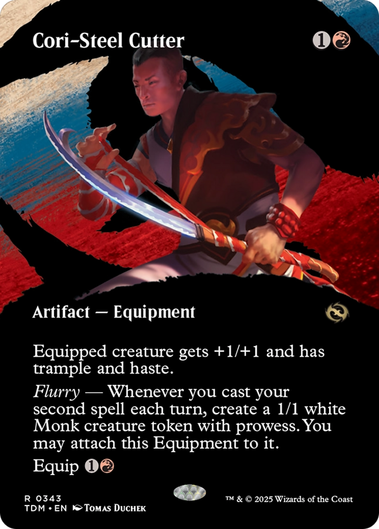 Cori-Steel Cutter (Borderless) [Tarkir: Dragonstorm] | Clutch Gaming