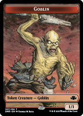 Goblin // Squirrel Double-Sided Token [Dominaria Remastered Tokens] | Clutch Gaming